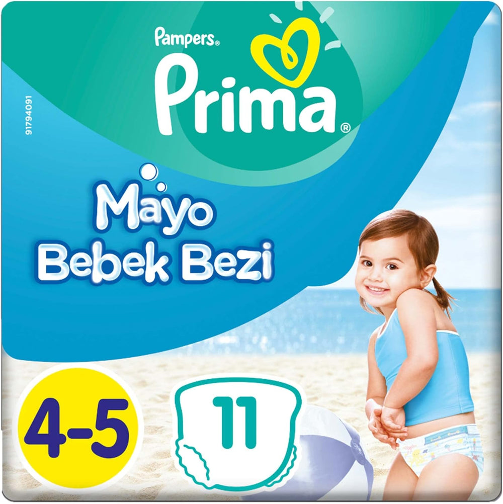 Pampers Splashers Baby Shark Edycja limitowana Jednorazowe pieluchy do pływania 4-5, 11, 9kg-15kg, zapewniające bezpieczną ochronę w wodzie