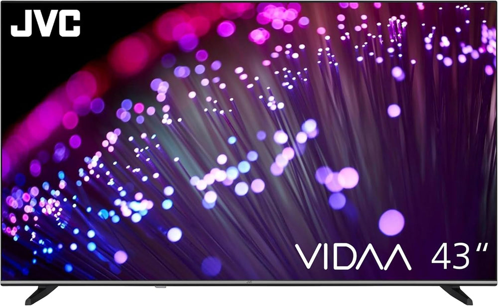 Televizor JVC LT-40VF4455 de 40 de inci, televizor Full HD cu diagonală de ecran de 102 cm și tuner triplu integrat, televizor LED negru