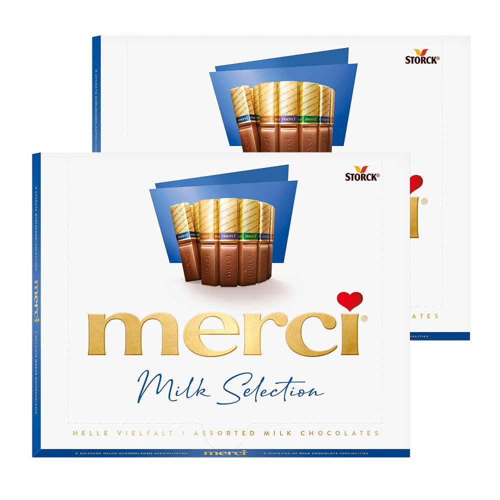 merci Finest Selection Mousse au Chocolat Variety – 1 x 210 g – Specialties Exquisite Chocolate Mousse – Praliny z nadzieniem i bez