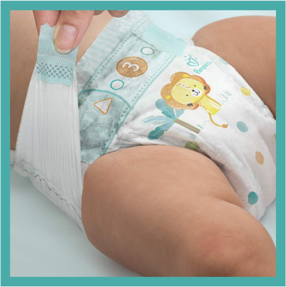 Pieluchy Pampers dla niemowląt rozmiar 5 (11-16 kg), 24 sztuki, aż do 12 godzin ochrony przed zaciekami
