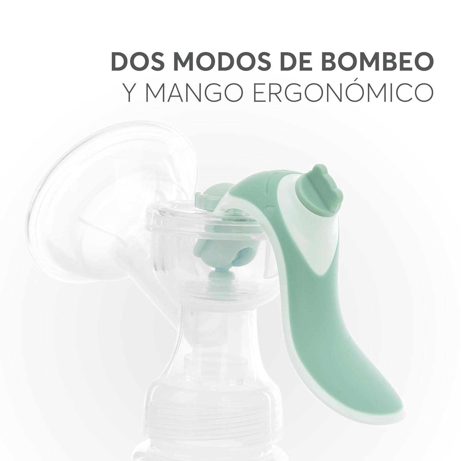 Laktator Kikkaboo ELSIE, ręczny z 2 trybami, regulacją siły ssania, miękką silikonową miseczką Akcesoria Żywność i karmienie piersią Bebe Naty Shop