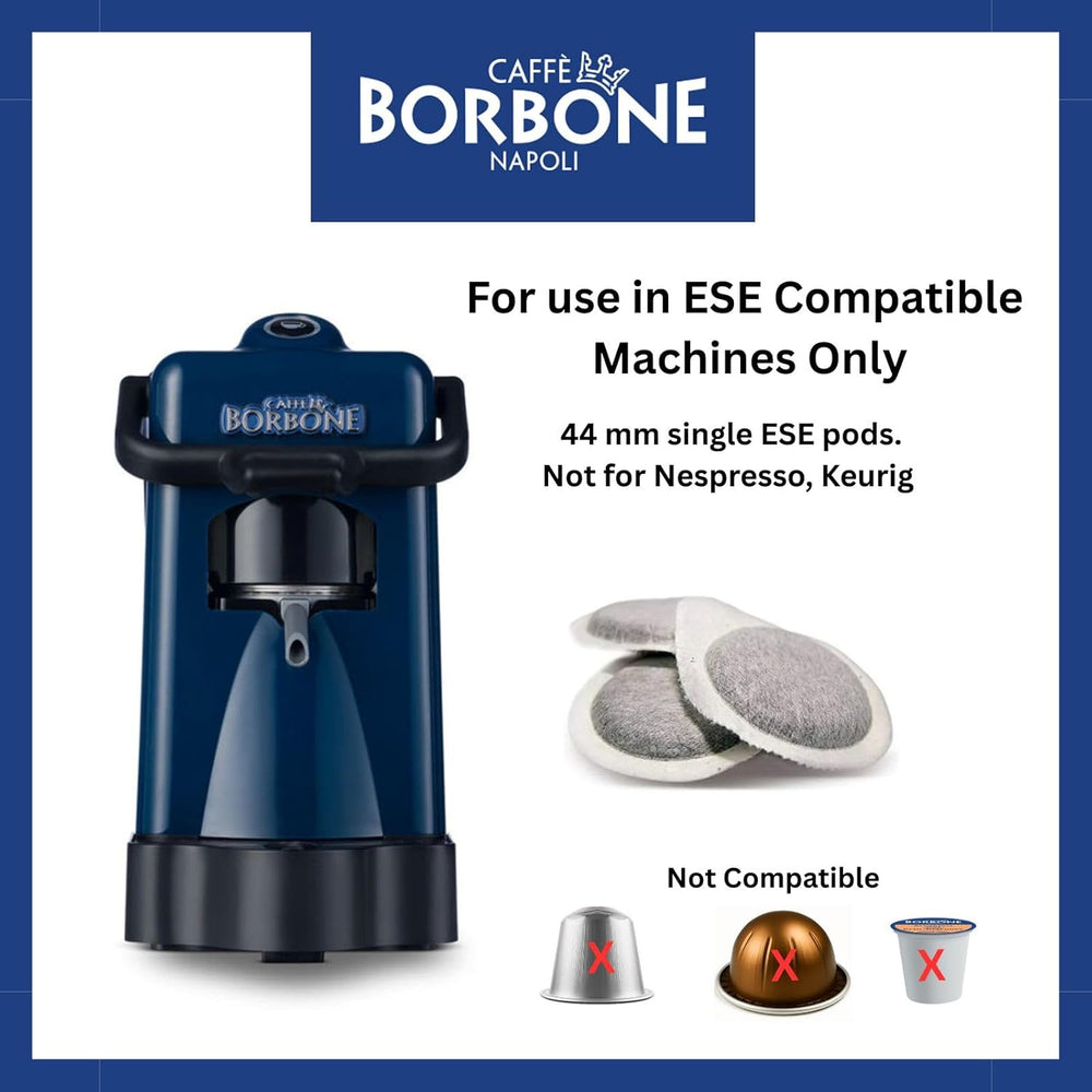 Caffè Borbone Kompostierbare Kaffeepads, Rote Kaffeemischung - 150 Pads - Kompatibel mit ESE System Papier Pads 44 mm