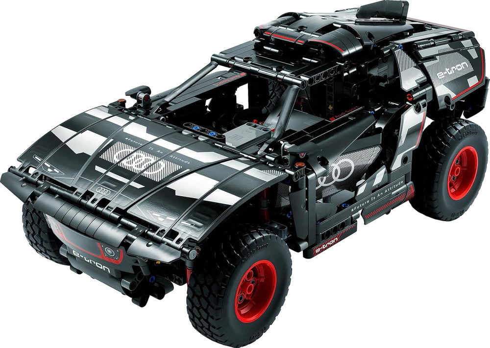 LEGO 42160 Technic Audi RS Q e-tron, zdalnie sterowany Rallye-Auto-Spielzeug, Dakar-Rallye-Geländewagen, App-steuerter RC mit Control+, Geschenk für Jungen, Mädchen und Fans ab 10 Jahren zum Bauen