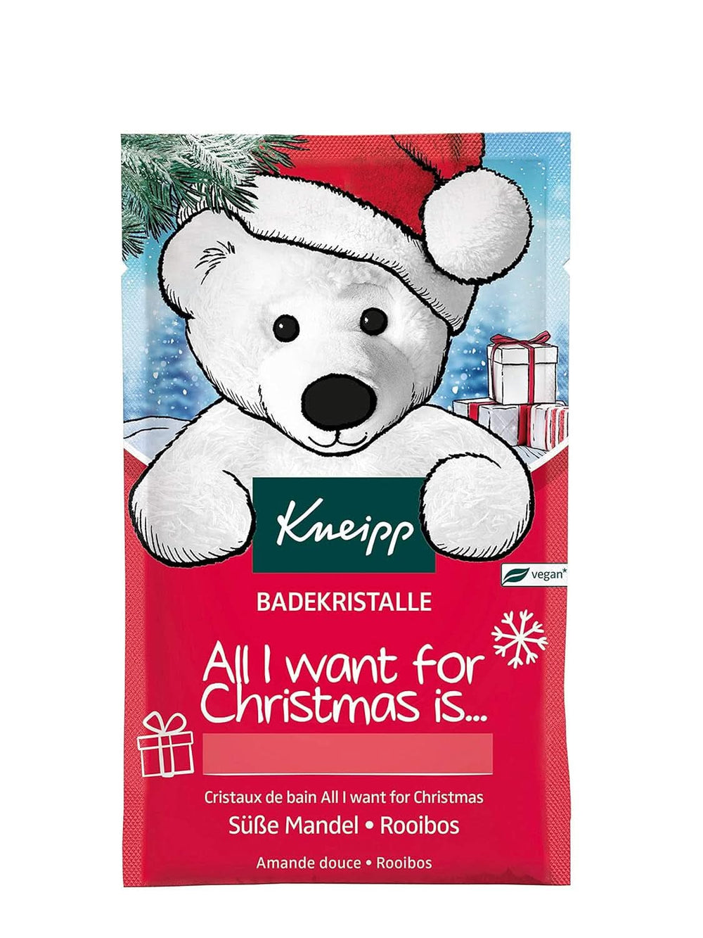 Kneipp sól do kąpieli malina i żurawina 60 gramów Prysznic i kąpiel Naty Shop 60 gramów Migdały