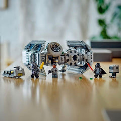 Zestaw LEGO Star Wars Bombowiec TIE z minifigurkami Dartha Vadera z mieczem świetlnym i droidem Gonk, zabawka do zbudowania myśliwca gwiezdnego jako prezent 75347 Zestawy do budowania Besuche den LEGO-Store
