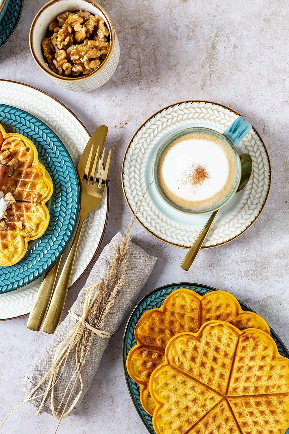 MÄSER 931941 Seria Prospero, serviciu de cafea modern din 12 piese (4 persoane) în stil vintage Seturi vesela masa Naty Shop