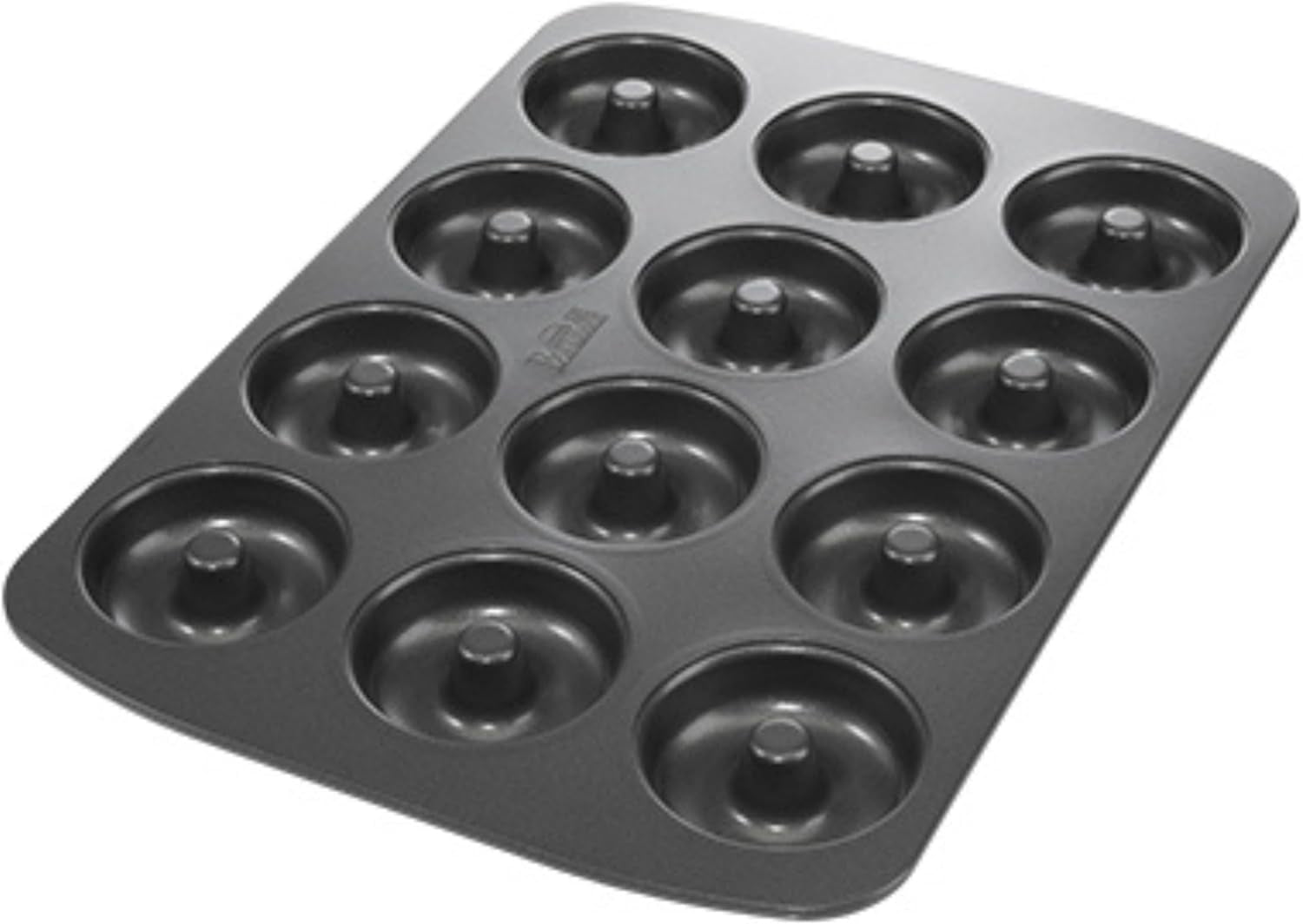 Birkmann, Easy Baking, Donutblech, Backform Für 6 Donuts, Mit Hochwertiger Antihaftbeschichtung, Ø 9 Cm, Mit Rezept, 881631 Formy i blachy do pieczenia Naty Shop 12Er Donut-Blech