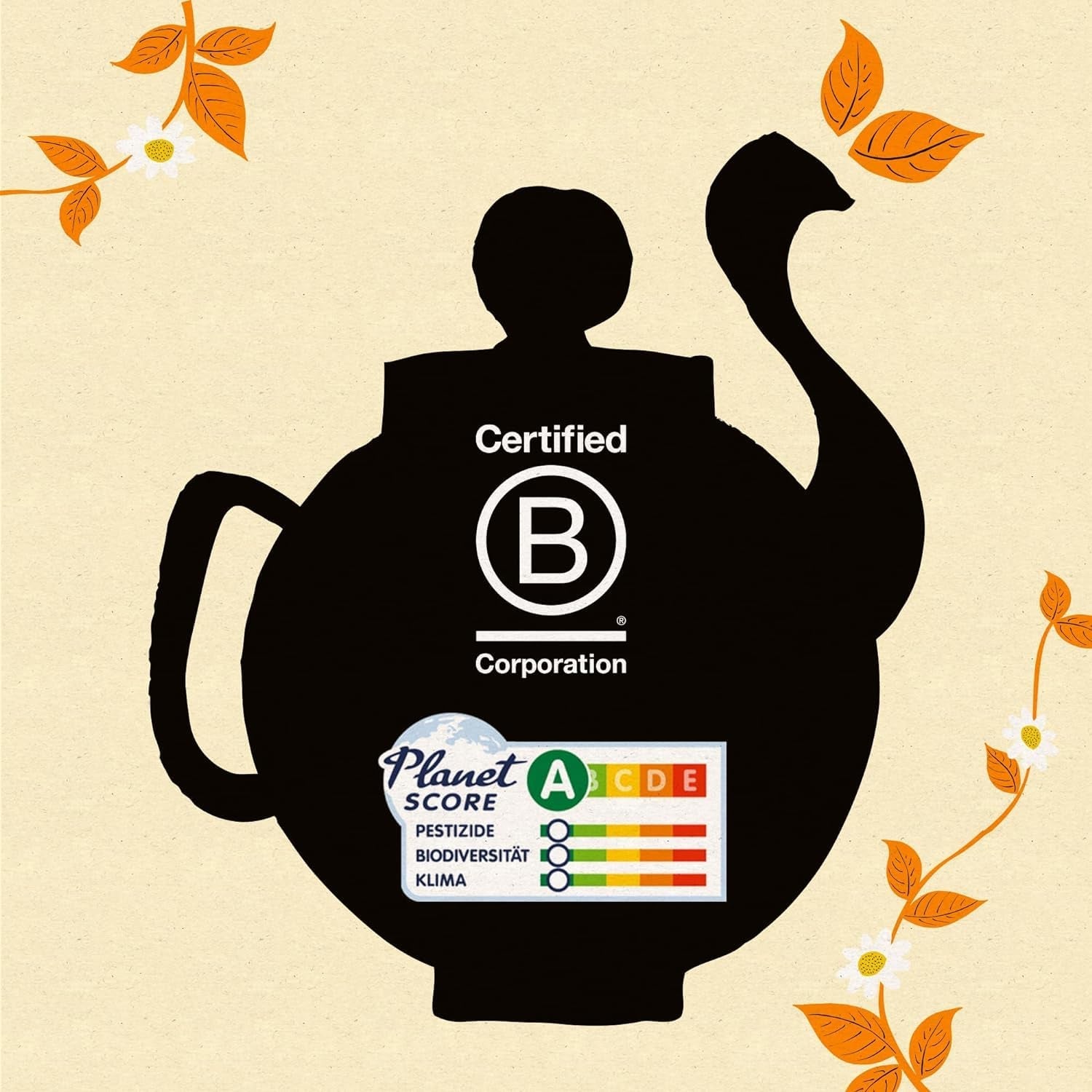 CUPPER Ceai de fructe bio „Orange & Lemon Infusion”, 20 pliculețe de ceai nealbite, ecologic, comerț echitabil