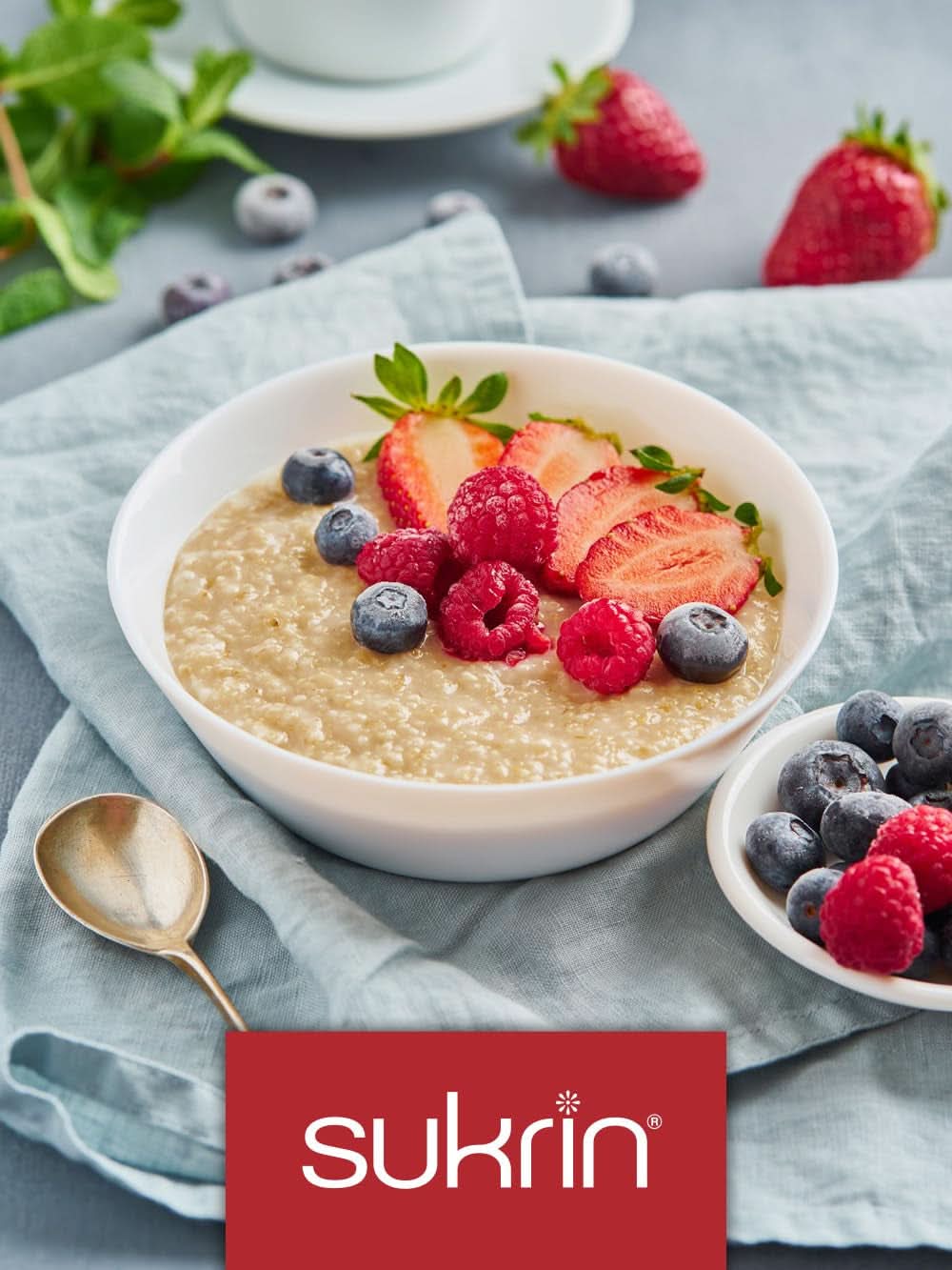 Sukrin Erytrytol, naturalna alternatywa cukru bez kalorii, 1 opakowanie, 500 gramów Słodziki Naty Shop