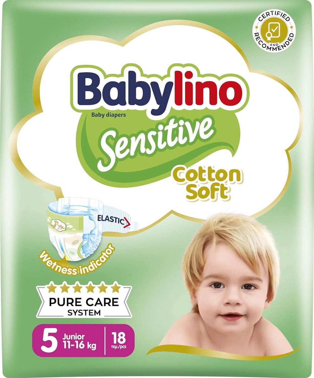 Babylino Sensitive, delikatne pieluszki dla dzieci, różne rozmiary
