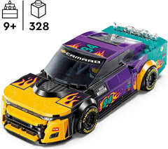 LEGO Speed Champions NASCAR Chevrolet Camaro ZL1 Samochodzik nowej generacji; Zestaw do zbudowania i zabawy samochodem wyścigowym; Prezent dla chłopców i dziewcząt powyżej 9 lat 76935 Zestawy do budowania w sklepie LEGO