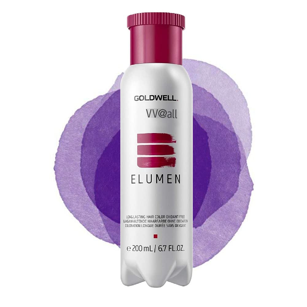 Goldwell Elumen Colour roșu pur RR@all 200ml Vopsea pentru par Naty Shop Violet pur Vvall 200 Ml (1 pachet)