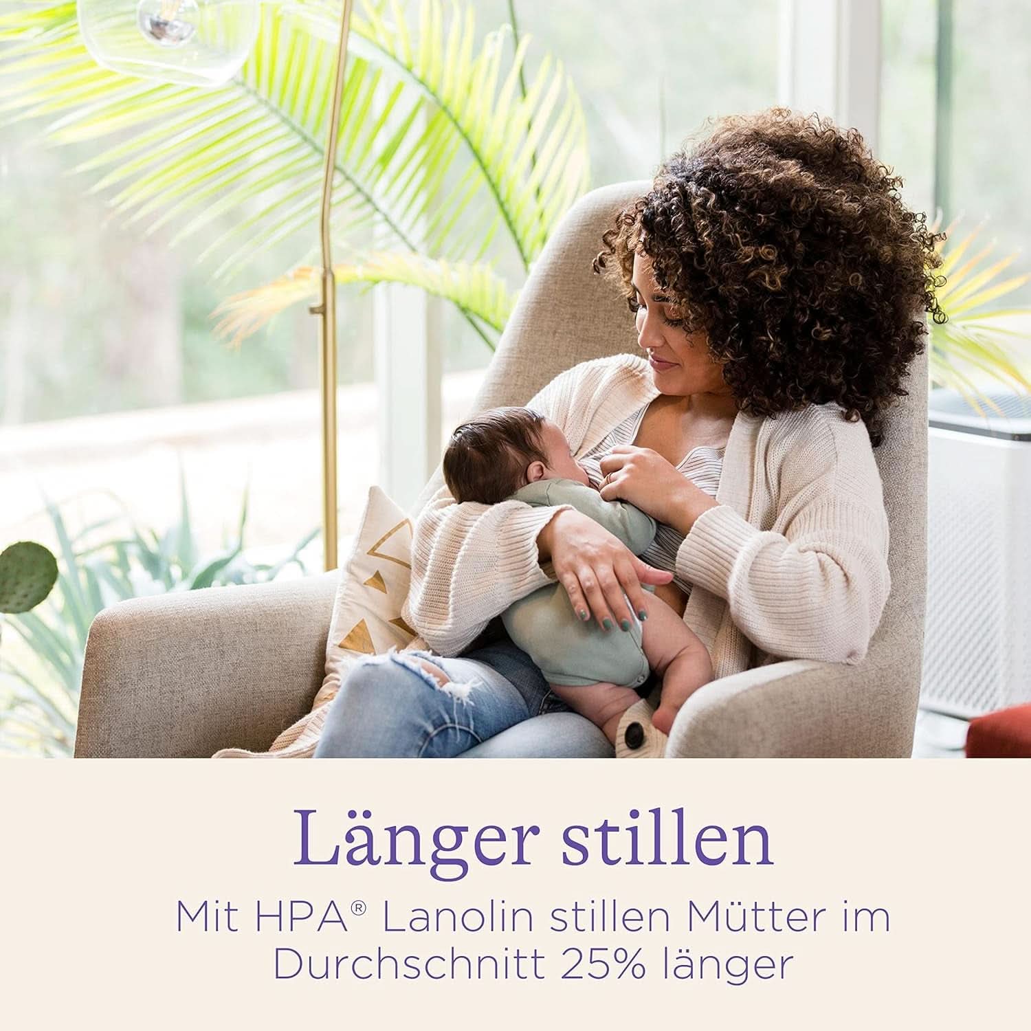 Lansinoh HPA Lanolina Brustwarzensalbe, 10 Ml - 100% Natürlich - Beruhigt & Schützt Beanspruchte Brustwarzen - Klimaneutral, 10940, Farblos Akcesoria Żywność i karmienie piersią Baby Naty Shop