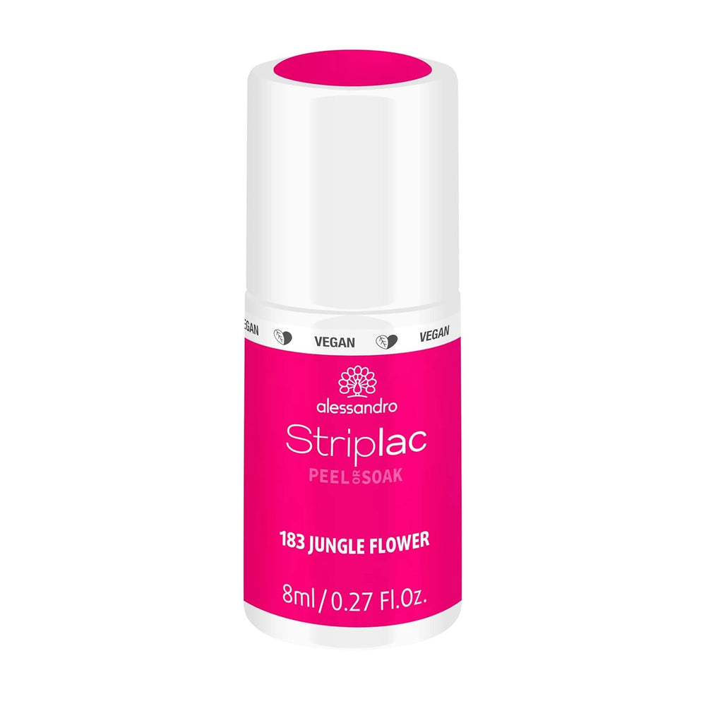alessandro Striplac UV-Nagellack Flat White – Schonend und langanhaltend – Einfache Entfernung dank Peel-Off-Technologie – Vegan und tierversuchsfrei – 8 ml