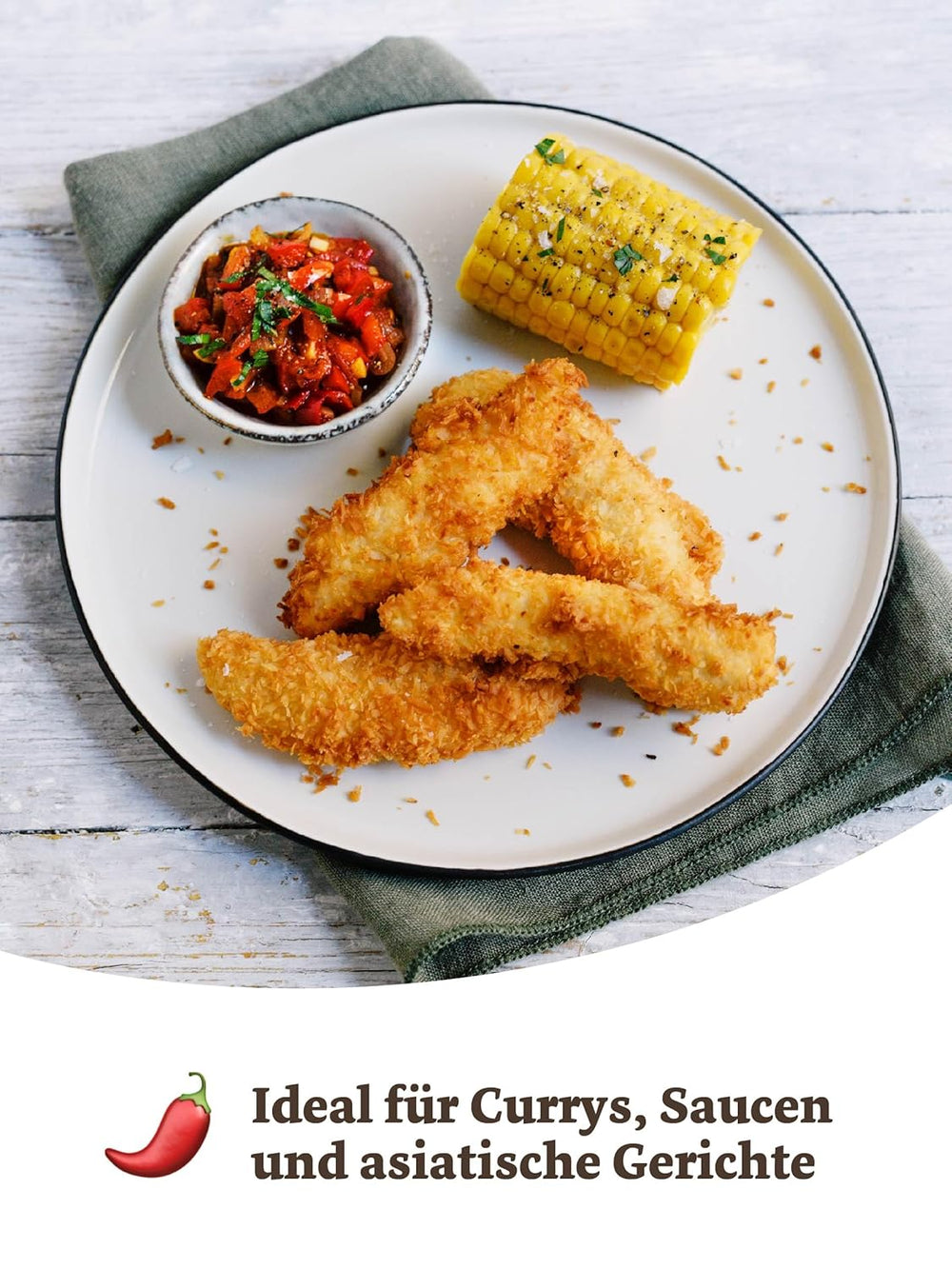 KOTÁNYI Chili Birdseye Pepperoncini Mühle, scharf zum frischen Mahlen, opakowanie 1 (1 x 27g)