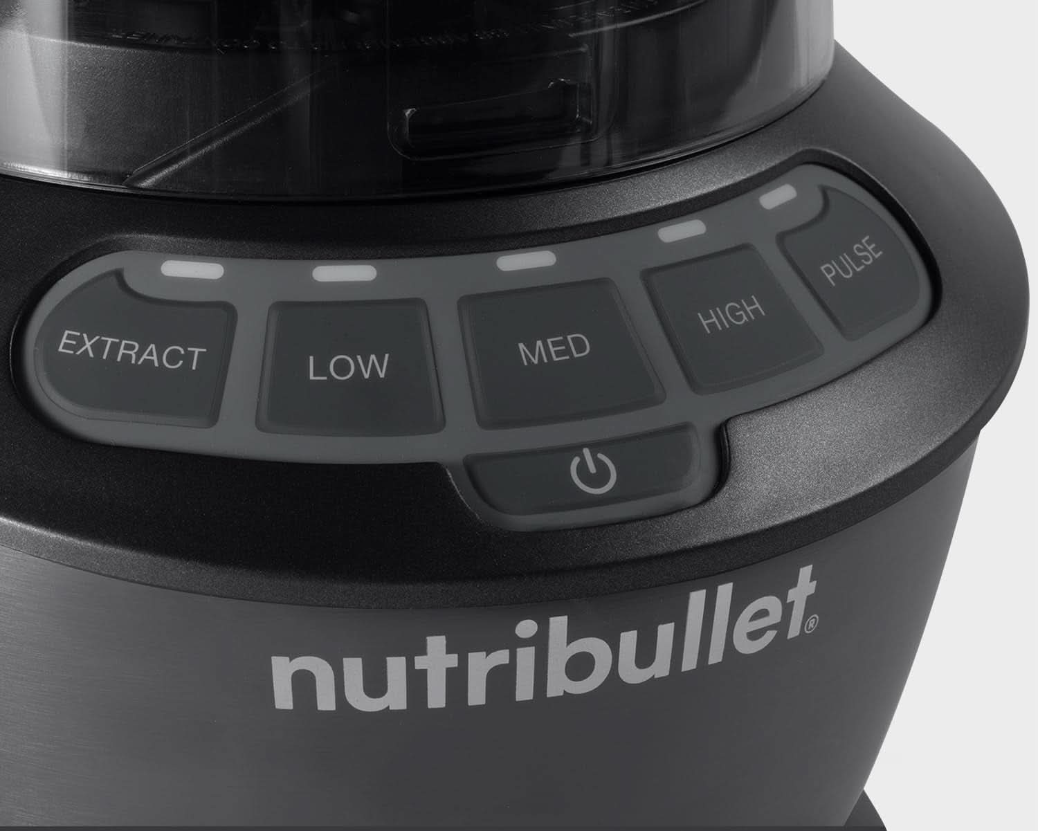 Pełnowymiarowy blender Nutribullet, mikser Elektrischer, wielofunkcyjny mikser Stabmixer, mikser Professioneller, 1000 Watt Leistung, 1,6 l Becher, Grau, NBF450DG Kitchen Naty Shop