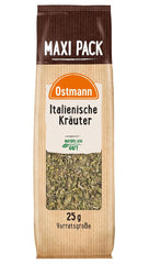 Ostmann Gewurze - Italienische Kräuter gerebelt | Śródziemnomorska Kräutermischung zum Würzen von Tomatensauce, Gemüse- und Fleischgerichten | 25 g w Vorteilsbeutel
