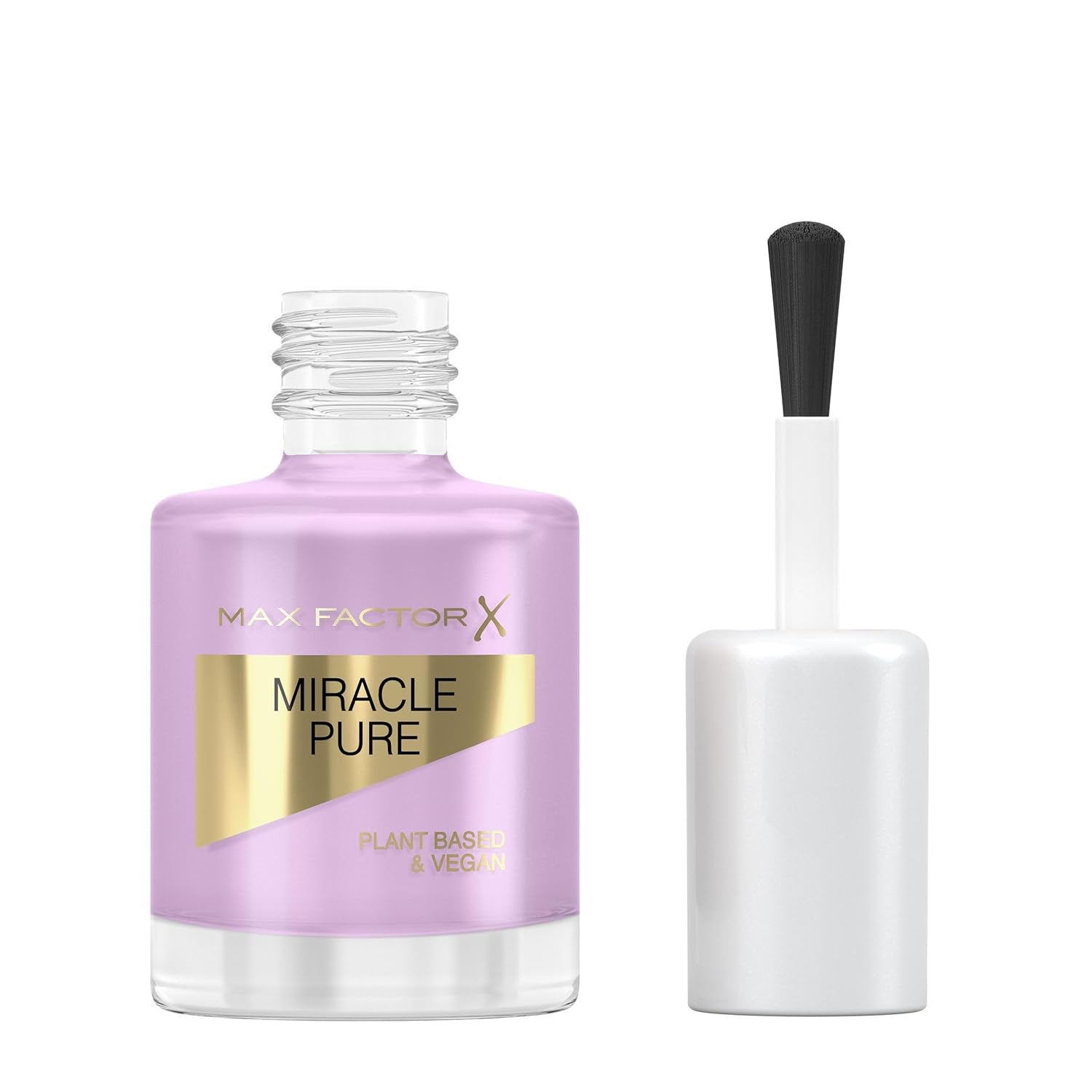 Max Factor Miracle Pure Nail, ultrabłyszczący, intensywnie kolorowy lakier do paznokci z połyskiem leczniczych kryształów i odżywczymi składnikami, Color 430 Bold Jasper