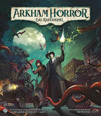 Gry o lotach fantasy, Horror w Arkham: LCG, Gra podstawowa, Gra ekspercka, Gra karciana, 1–4 graczy, Wiek 14+, 45+ minut, Niemiecki, Wielokolorowy, Kolorowy