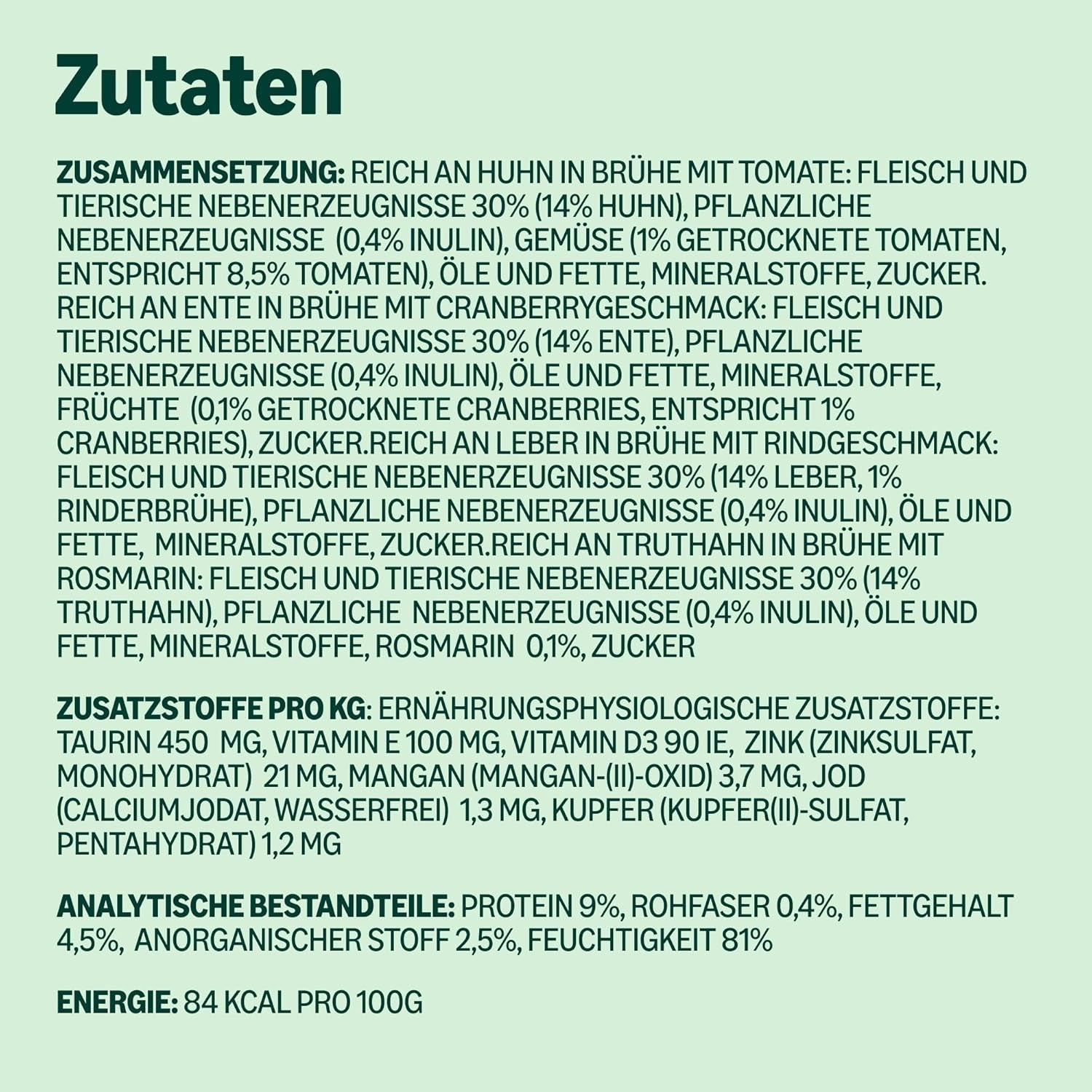hrană umedă pentru pisici de la Amazon, fără cereale, pentru pisici adulte, selecție de carne în bulion, 4,76 kg, 56 de pachete a câte 85 g (anterior Lifelong)