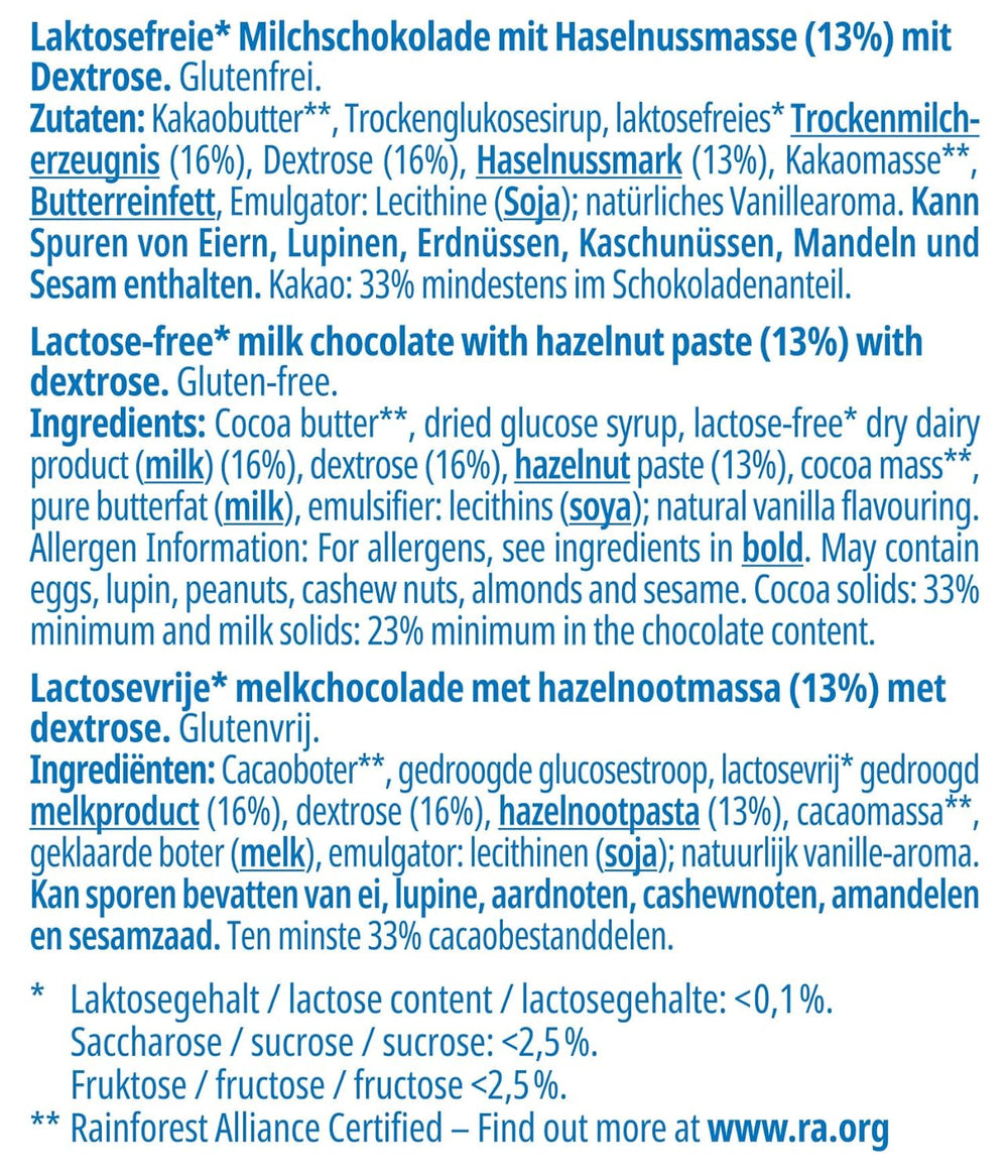 Frankonia Noisette z czekoladą i dekstrozą, bez laktozy i glutenu, 80 gramów