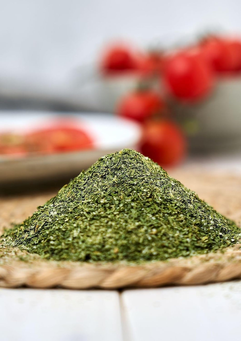 Fuchs Gewürze - Tomato Gewürz - Gewürzsalz für Tomatenbrot, Frühstücksei oder Steak - naturalne składniki - 90 g w wiederverwendbarer, recyclebarer Dawka