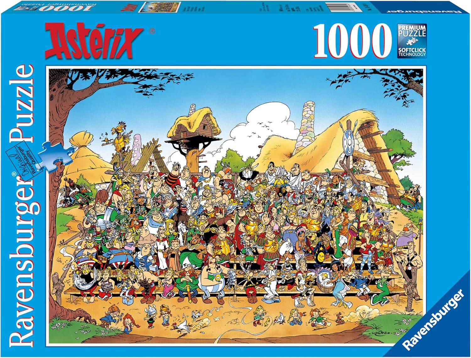 Ravensburger Puzzle 12000473 - Asterix Family Photo - 1000 piese Asterix Puzzle pentru adulți și copii de peste 14 ani Puzzle Naty Shop Comic