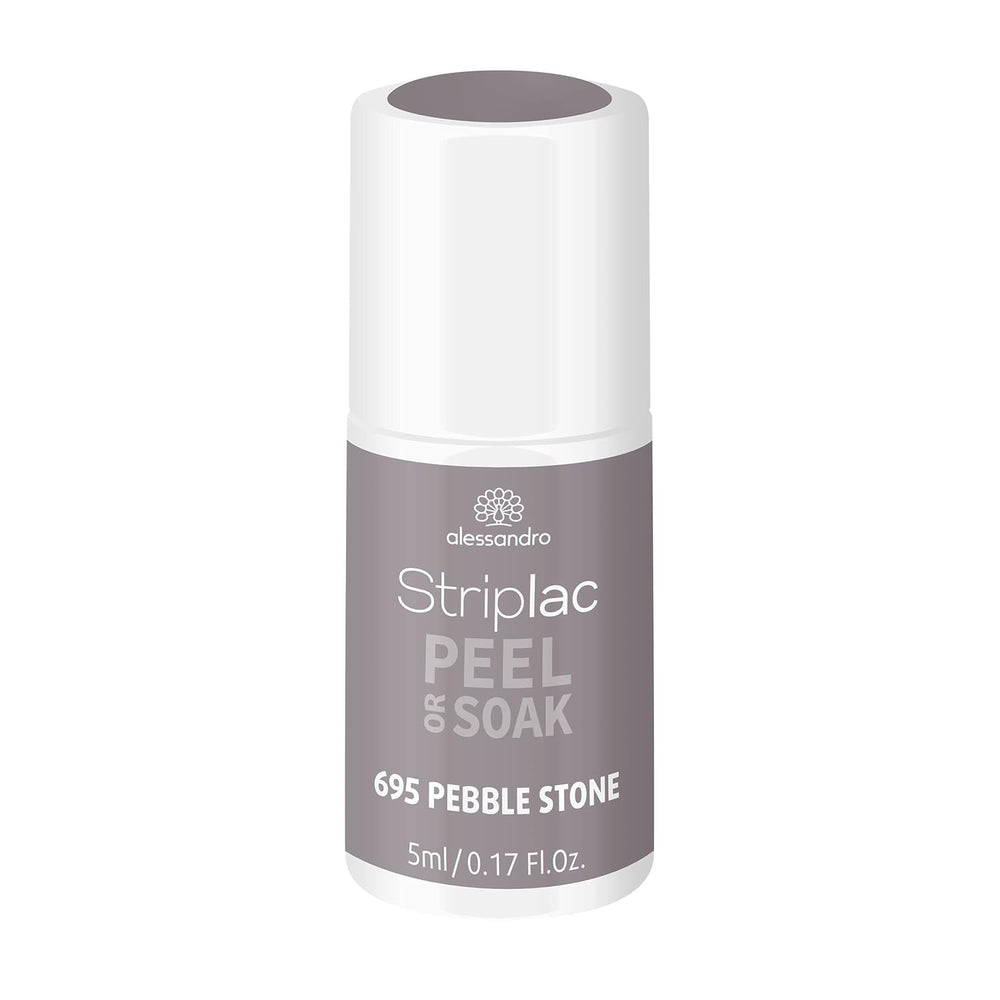 alessandro Striplac UV-Nagellack Flat White – Schonend und langanhaltend – Einfache Entfernung dank Peel-Off-Technologie – Vegan und tierversuchsfrei – 8 ml