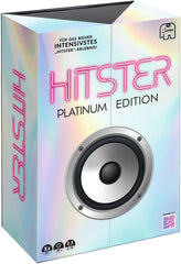 Hitster Platinum Edition – imprezowa gra muzyczna zawierająca 500 utworów z popu, rocka, hip-hopu, tańca i nie tylko, w tym głośnik