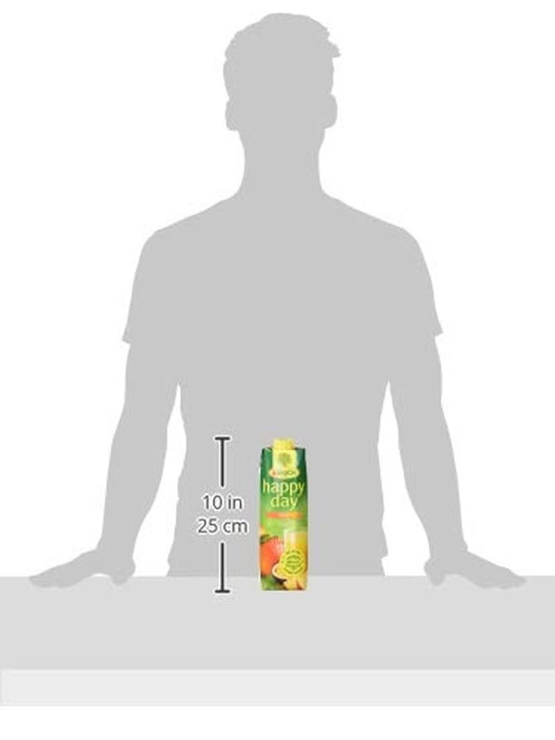 Rauch Happy Day Mango | Wyrafinowany napój z marakui | Dużo witaminy C | 6 x 1 litr, Tetra Prisma Naty Shop