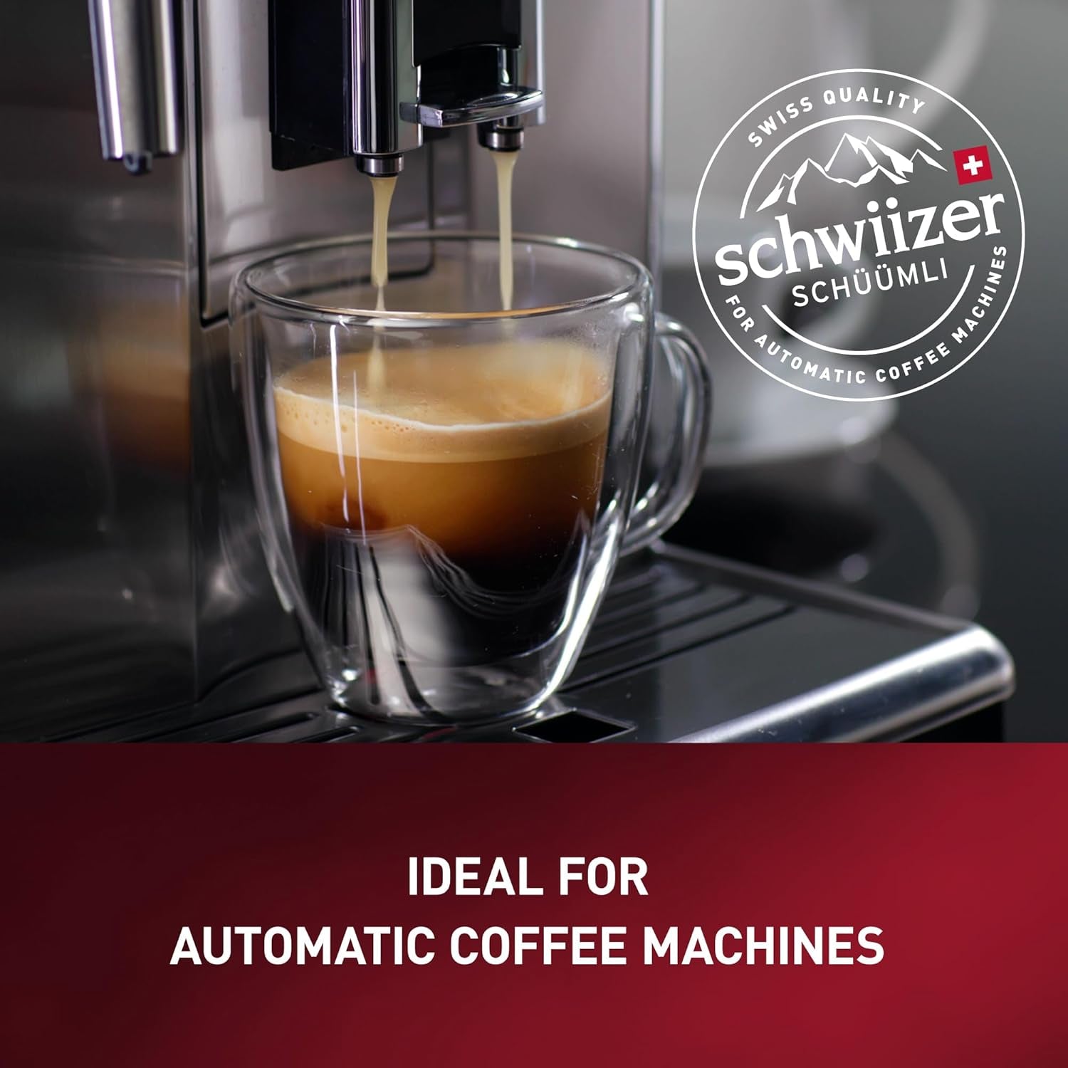 Schwiizer Schüümli Intenso, boabe de cafea Arabica/Robusta, corpolente și intense, ideale pentru espressoare automate, tărie 4/5, prăjire medie, Rainforest Alliance, 1kg