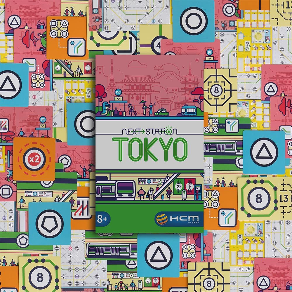 HCM Kinzel – Następna stacja Tokio | Kontynuacja nominowanej gry | Flip & Write – Nowe linie metra dla turystyki w Tokio | Umiejętności i strategia | niemiecki | 55214