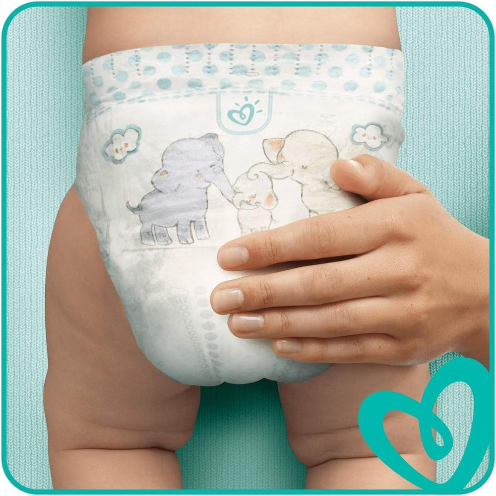 Pieluszki Pampers 81657566 Spodnie Baby-Dry, białe