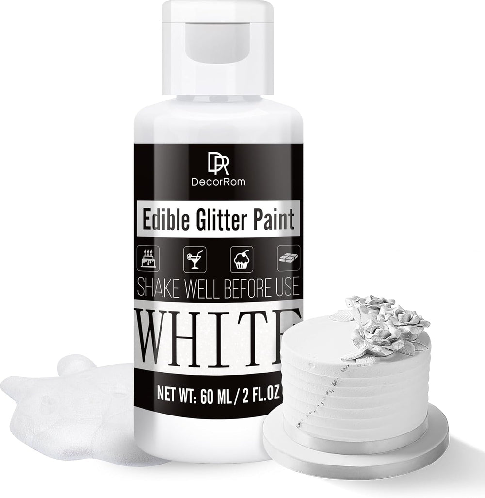 Jadalny płynny brokat - 6 kolorów Metaliczny brokat Barwnik spożywczy do dekorowania ciast, pieczenia, babeczek - Jadalny płynny brokatowy proszek metaliczny do majsterkowania Ciastka, kremówki, ciasta