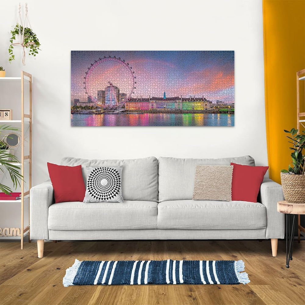 Ravensburger Puzzle 12000805 - Kolorowy Londyn - 2000 elementów puzzle dla dorosłych od 14 lat Puzzle Naty Shop