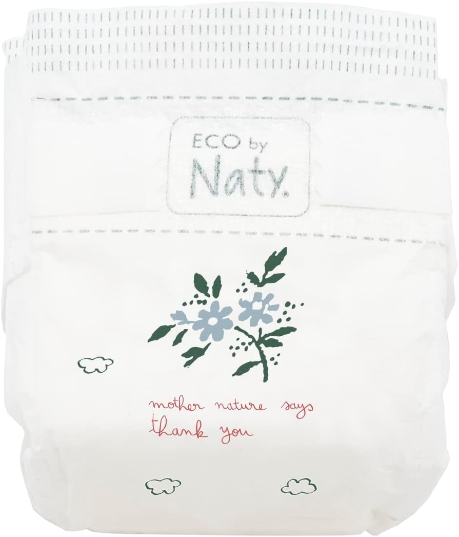 Pieluchy jednorazowe Eco by Naty Premium dla skóry wrażliwej, rozmiar 5, 11-25 kg, (1 x 22 sztuki)
