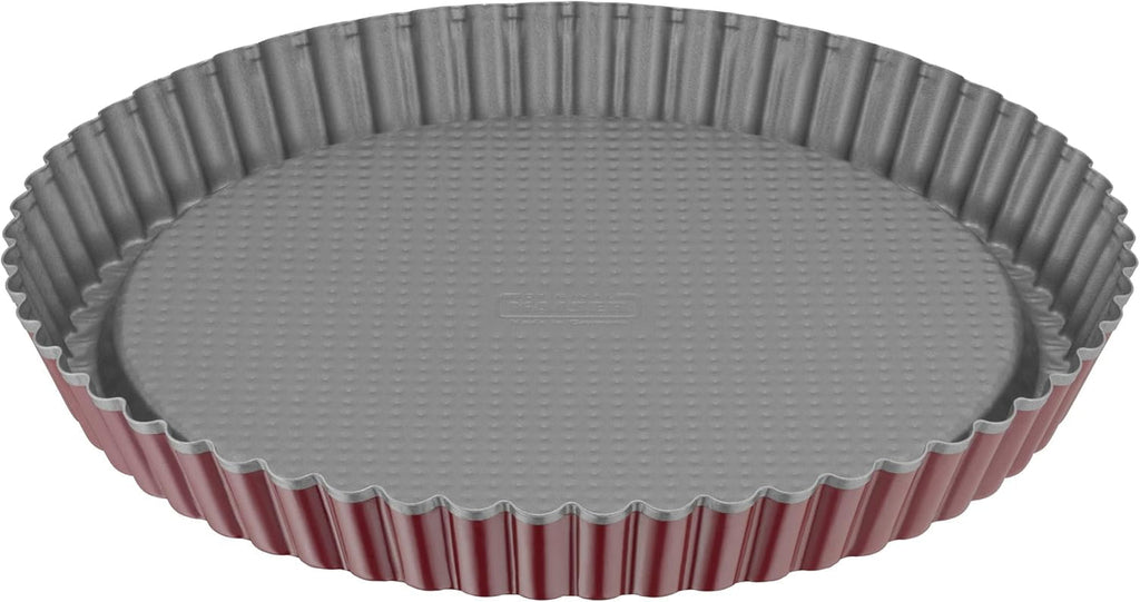 ORIGINAL KAISER Classic plus Obstbodenform 28 Cm, 28.4 X 28.4 X 3.5 Cm & Classic Mini Torteletts 6 Stück, Tartelette Förmchen 10 Cm, Tarteform Klein, Tortelettförmchen Antihaftbeschichtet Matrite si tavi pentru copt Naty Shop