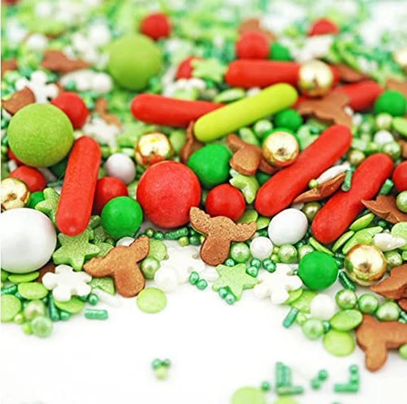 Super Streusel Hohoho, posypka świąteczna, 90 gramów Posypka Naty Shop 180 gramów