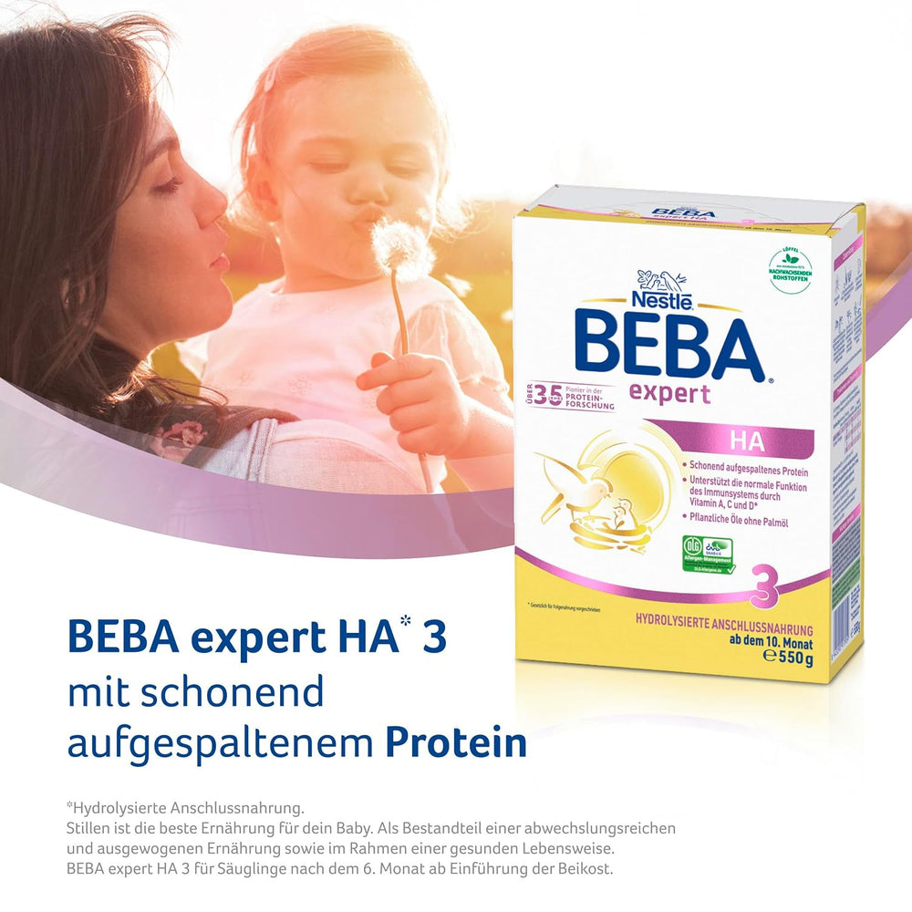 BEBA expert HA 3 Hydrolizowana formuła kontynuacyjna, od 10 miesiąca, 1 opakowanie (1 x 550 g)