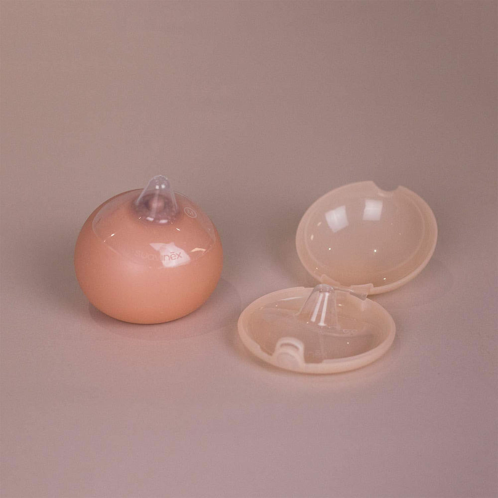 Suavinex Brustpolster Aus Silikon, Größe S, 2 Stück Akcesoria Żywność i karmienie piersią Sklep Bebe Naty