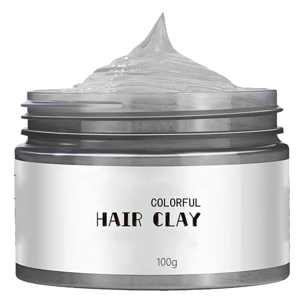 Vopsea de păr gri, vopsea de păr gri-argintiu, ceară de păr temporară, unisex - acoperire gri, hrănitoare, cremă, ceară, 1 mililitru, 1 buc Vopsea pentru par Naty Shop Titlu implicit