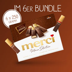 Finest Selection odmiana ciemnej czekolady – 6 x 250g – Specjały z rafinowanej ciemnej czekolady – Praliny z nadzieniem i bez