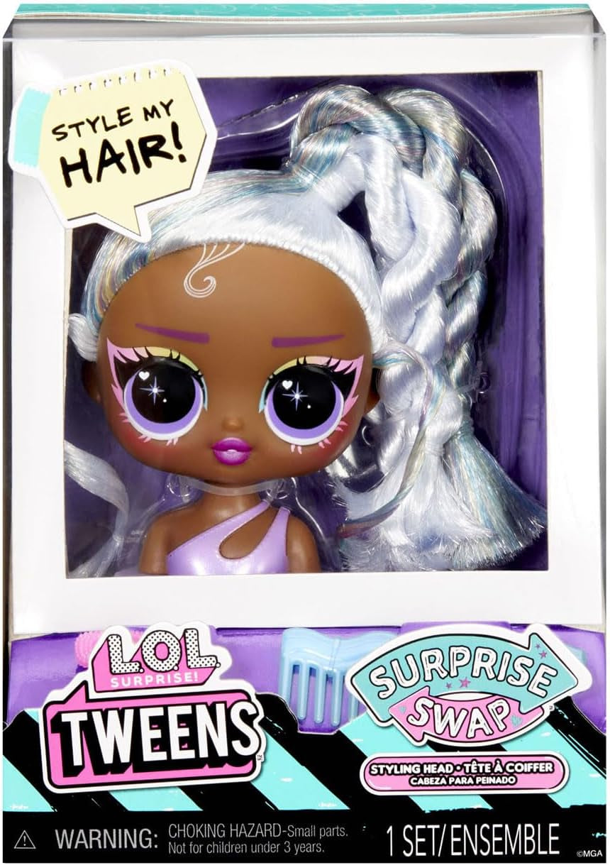 L.O.L. Surprise! Tweens Surprise Swap Serie - Styling-Köpfe mit tollen Haar-Accessoires und wunderschönem Haar - ideal für Kinder ab 4 Jahren,Mehrfarbig
