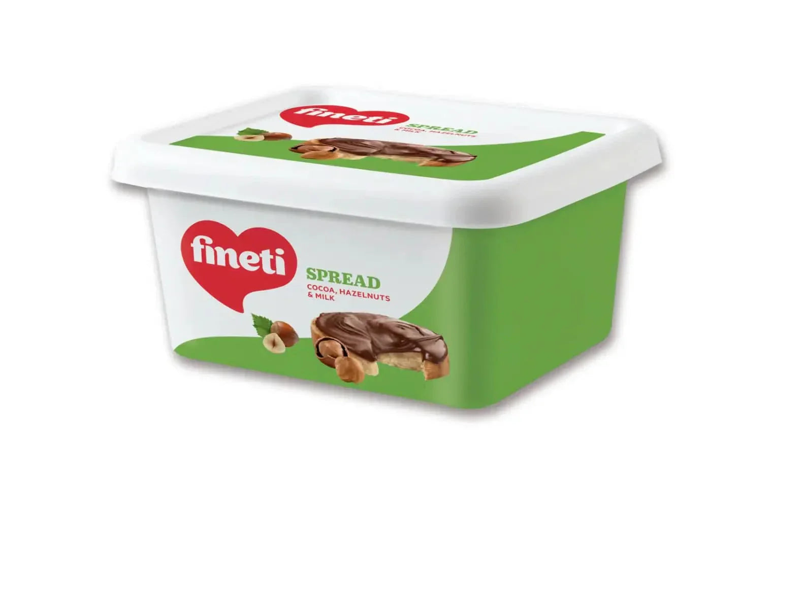 Fineti, Krem z kakao, orzechami laskowymi i mlekiem 200g Glazury i dekoracje Naty Shop 600 gram