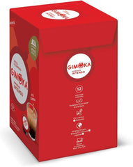 Gimoka Kaffeekapseln Espresso Intenso Kaffeemischung, Intensität 12-144 Kapseln Kompatibel mit Lavazza* A Modo Mio* Haushalts-Espressomaschinen, 144 Stück (4 x 36 Getränke) Hergestellt in Italien