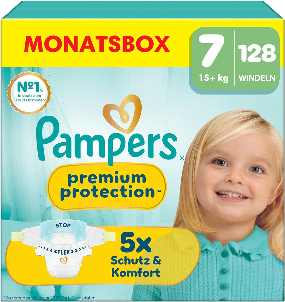 Pampers Premium Protection Rozmiar 6, 144 pieluszki, 13 kg-18 kg, nasza nr 1 ochrona skóry i wycieki