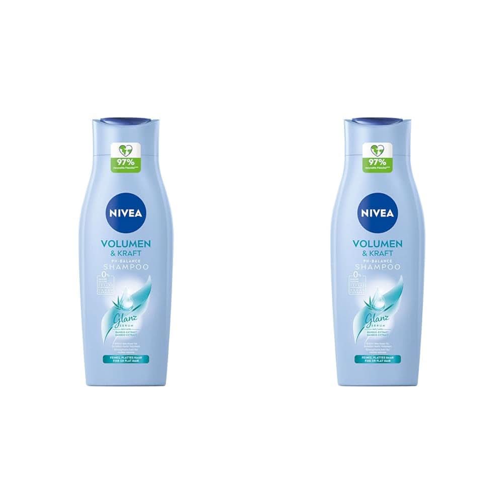 NIVEA Volume Wonder Szampon wzmacniający, szampon zwiększający objętość, 50 ml Prysznic i kąpiel Naty Shop 2 x 400 ml