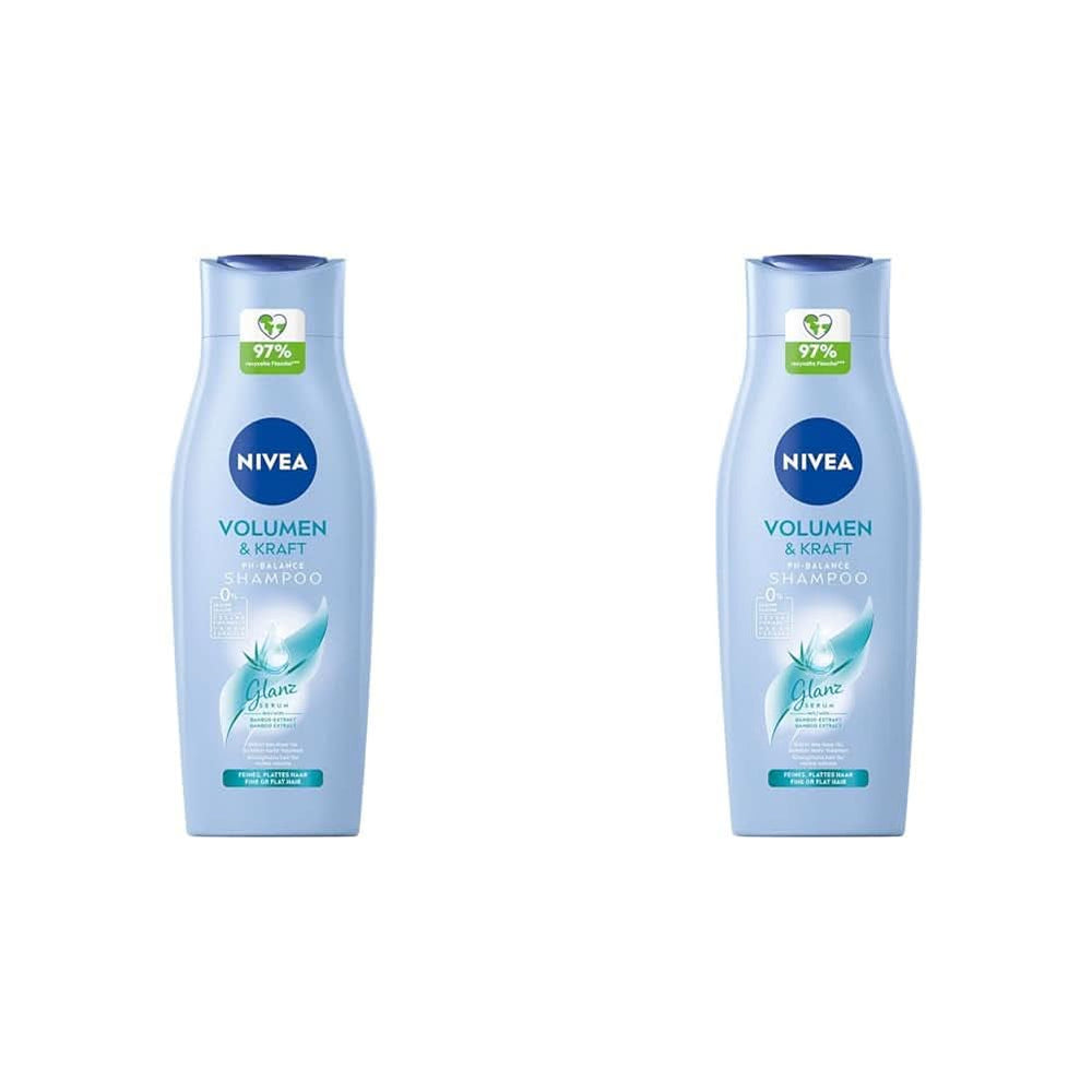 NIVEA Volume Wonder Szampon wzmacniający, szampon zwiększający objętość, 50 ml Prysznic i kąpiel Naty Shop 2 x 400 ml