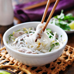 BIOASIA Organiczny makaron ryżowy, 100% ekologiczna mąka ryżowa Makaron azjatycki, bezglutenowy i wegański, 1 x 200g