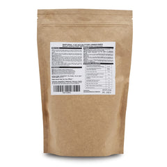 Kakaobutter - 250g - Theobroma Cacao - Surowe masło kakaowe - Masło Kakao w Stücken - Kaltgepresst - Unraffiniert - Rein und Naturlich - für Speisen und Hautpflege - Masło kakaowe